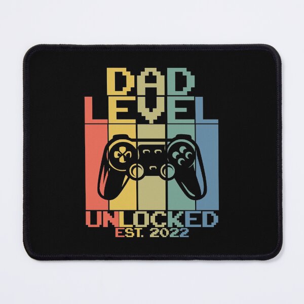 Item preview, Mens Pregnancy Announcement Dad Level Unlocked est 2022 Soon To Be Father T-Shirt designed and sold by Mixture-DESIGN.