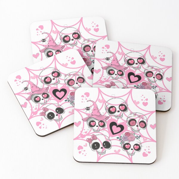 Item preview, Hand In October We Wear Pink - Cute Halloween Skull  designed and sold by Vero De.