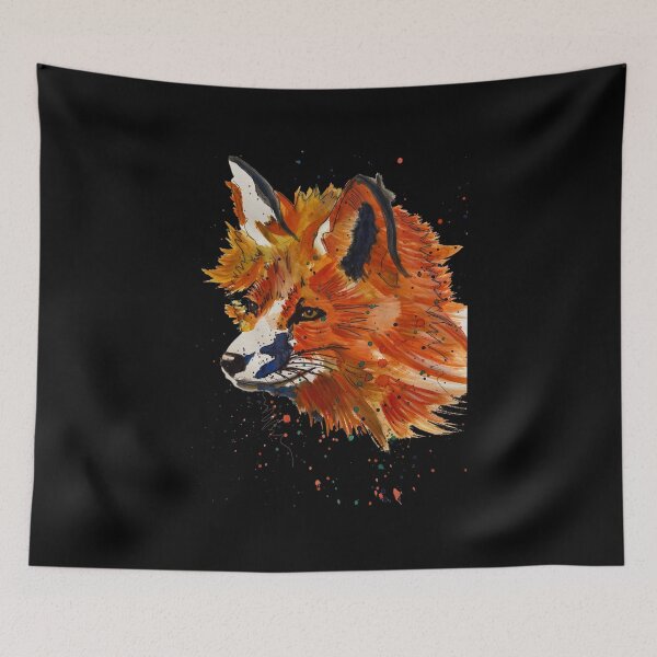 Item preview, Wonderful Watercolor Fox Head designed and sold by Watersolution.