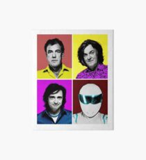 Top Gear Inspired Pop Art, All Personalities in One Art Board