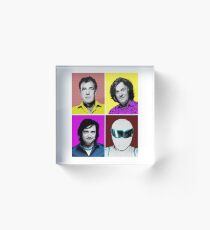 Top Gear Inspired Pop Art, All Personalities in One Acrylic Block