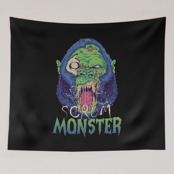 Item preview, Agile Scrum Monster designed and sold by DAFIN.