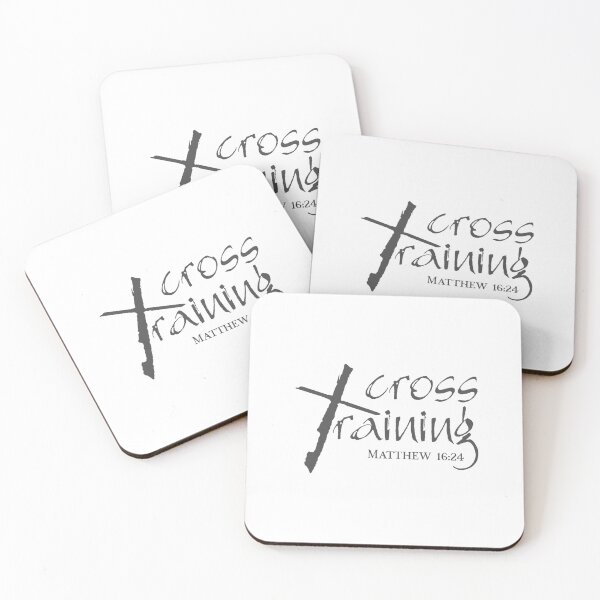 Item preview, Christian Design - Cross Training - Bible Verse- Matthew 16:24 designed and sold by simplydesignart.