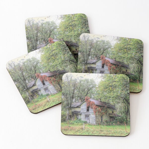 Item preview, "Autumn Embraces The Old River Homestead" designed and sold by wiscbackroadz.