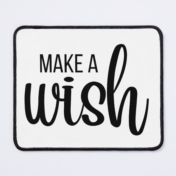 Item preview, Make A Wish- Typography Style designed and sold by Trisha Banlasan.
