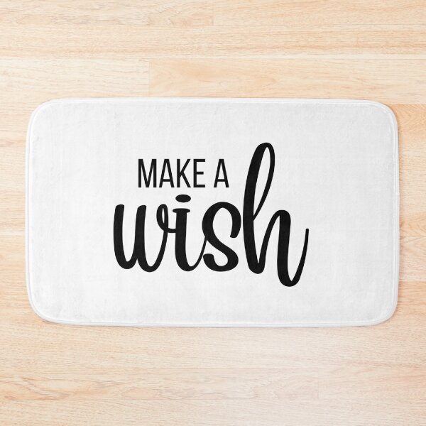 Item preview, Make A Wish- Typography Style designed and sold by Trisha Banlasan.
