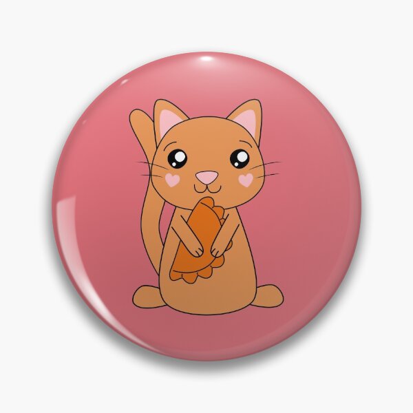 Item preview, Cat Holding Cornish Pasty Cute Kawaii designed and sold by cashewdays.