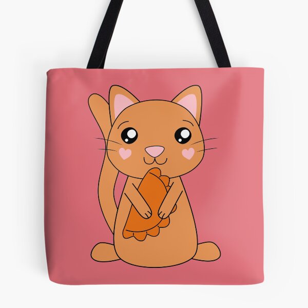 Item preview, Cat Holding Cornish Pasty Cute Kawaii designed and sold by cashewdays.