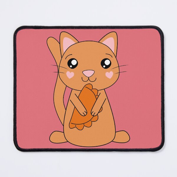 Item preview, Cat Holding Cornish Pasty Cute Kawaii designed and sold by cashewdays.