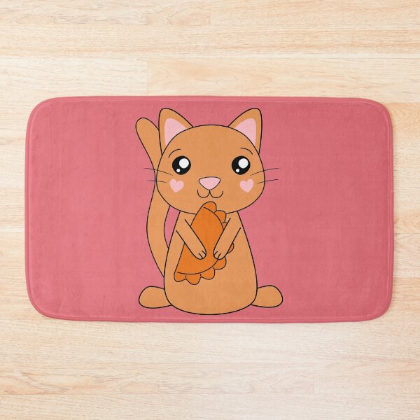 Item preview, Cat Holding Cornish Pasty Cute Kawaii designed and sold by cashewdays.