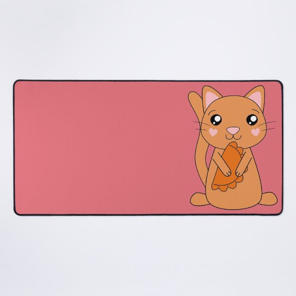 Item preview, Cat Holding Cornish Pasty Cute Kawaii designed and sold by cashewdays.