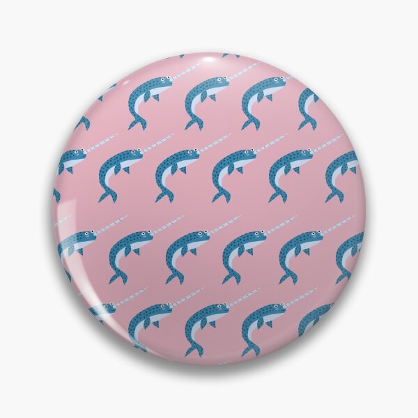 Item preview, Cartoon blue narwhal pattern designed and sold by Frauhellen.