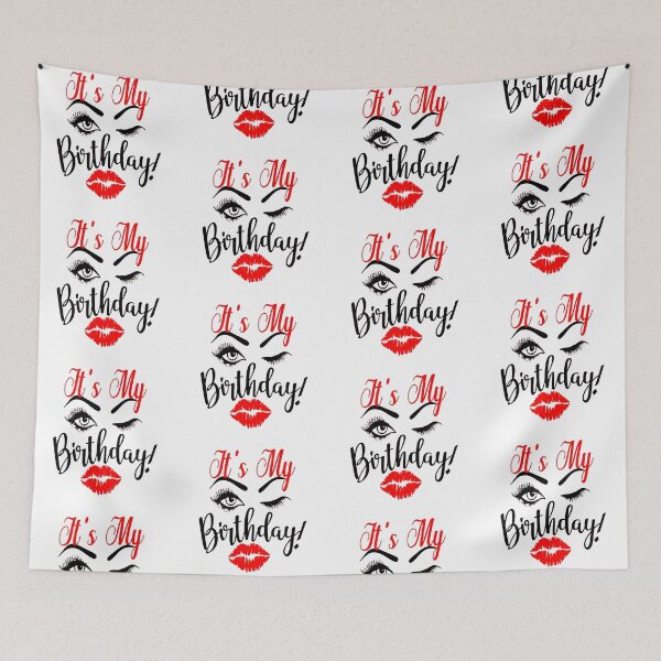 Item preview, Eyelash & Lips Birthday designed and sold by bambgood17.