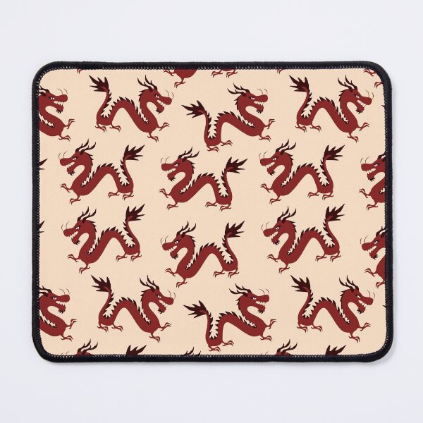 Item preview, Chinese red dragon pattern designed and sold by Frauhellen.