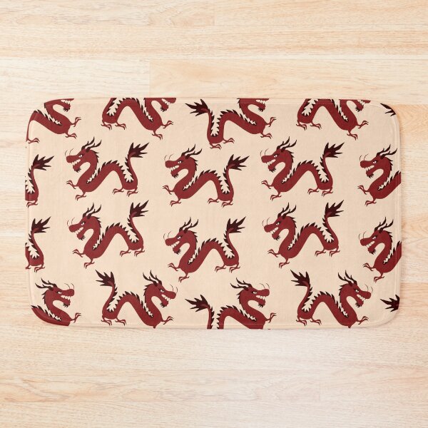 Item preview, Chinese red dragon pattern designed and sold by Frauhellen.