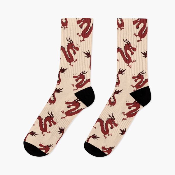 Item preview, Chinese red dragon pattern designed and sold by Frauhellen.