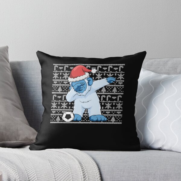Item preview, Dabbing Yeti Abominable Snowman Santa Soccer Christmas Pullover designed and sold by katieschunk.