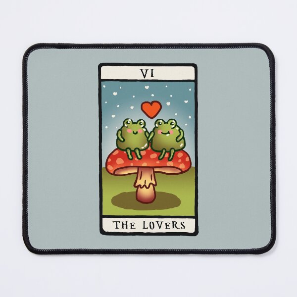 Item preview, Goblincore Aesthetic Cottagecore Stupid Cute Frog Tarot Card - Artist frog - Mycology Fungi Shrooms Mushrooms designed and sold by Nossikko.