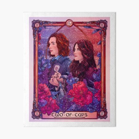 Wynaught | Two of Cups | Wynonna Earp Tarot Art Board Print