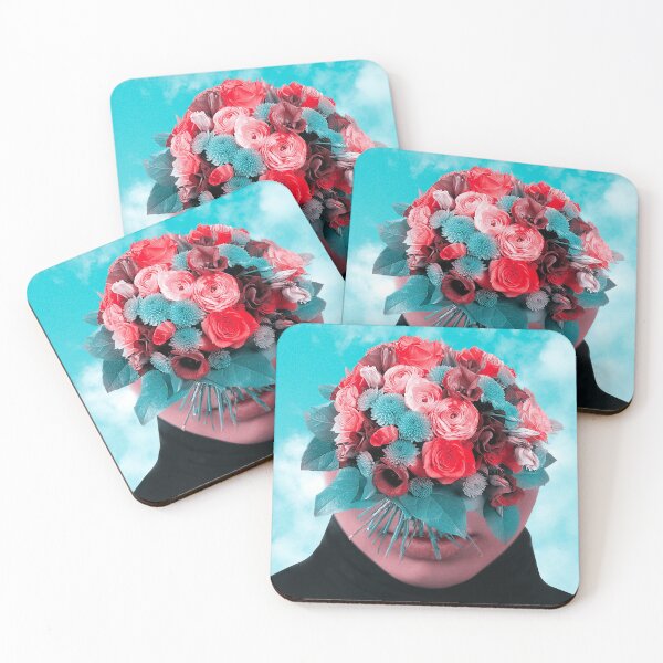 Item preview, Woman with a surreal flower head  designed and sold by Yasmine khalifa.