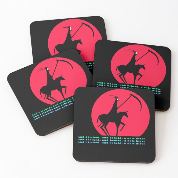 Item preview, Retro Vintage Prophetic Chic Pale Horse And Rider Of Revelations Retro Wave designed and sold by Profakeempagaci.