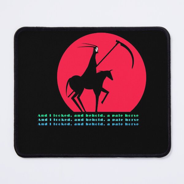 Item preview, Retro Vintage Prophetic Chic Pale Horse And Rider Of Revelations Retro Wave designed and sold by Profakeempagaci.