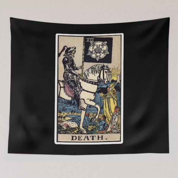 Item preview, Vintage Photograp Xii Death Tarot Card Graphic For Fan designed and sold by Profakeempagaci.