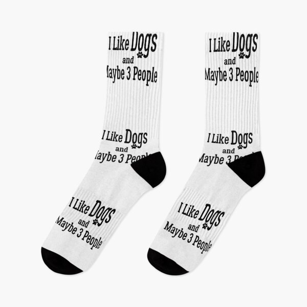 Item preview, I Like Dogs and Maybe 3 People Tee For Funny Pet Lovers designed and sold by mohalaz.