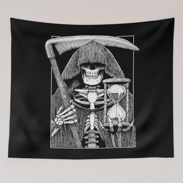 Item preview, Vintage Retro Patient Pale Rider - Grim Reaper Cute Gifts designed and sold by Profakeempagaci.