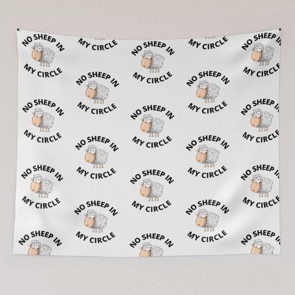 Item preview, No Sheep In My Circle designed and sold by Beluved.