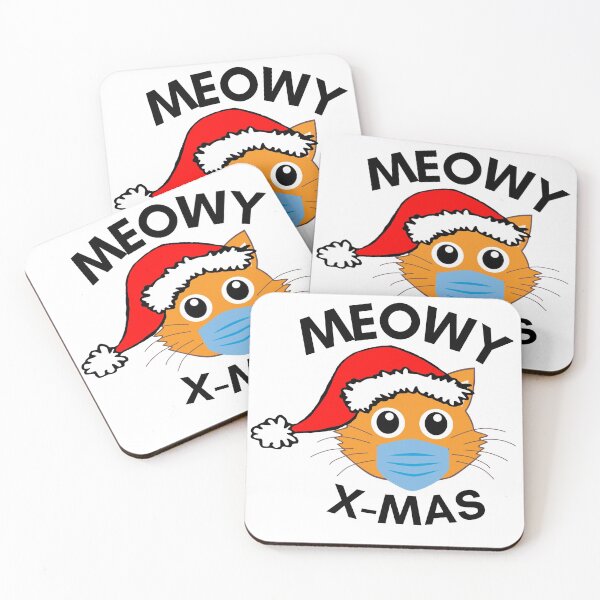Item preview, Meowy Christmas | Covid Edition designed and sold by Basicc Store.