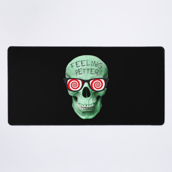Item preview, FEELING BETTER SPOOKY GREEN SKULL WITH X-RAY SPECS designed and sold by w1ckerman.