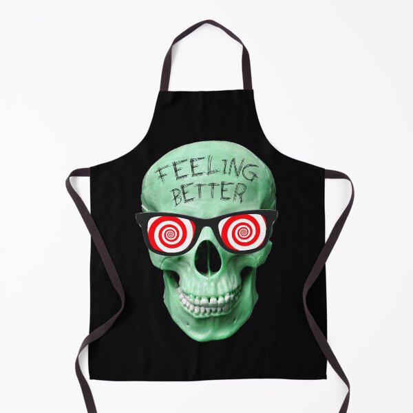 Item preview, FEELING BETTER SPOOKY GREEN SKULL WITH X-RAY SPECS designed and sold by w1ckerman.