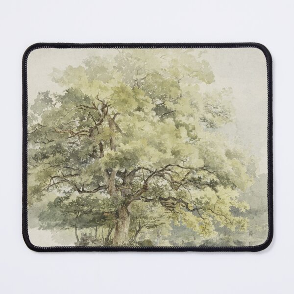 Item preview, Oak Trees Watercolor Painting designed and sold by JoyforU.