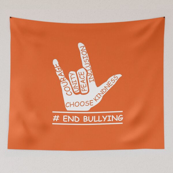 Item preview, Unity Day Orange Kids 2021 Anti Bullying Love Sign Language designed and sold by happy gift art.