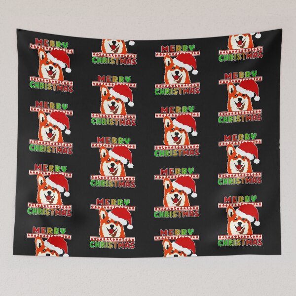 Item preview, Funny Corgi Christmas Dog Santa designed and sold by bambgood17.