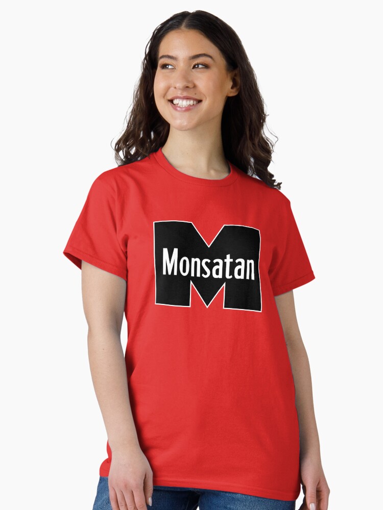 Thumbnail 1 of 7, Classic T-Shirt, Monsatan (White) designed and sold by thedrumstick.