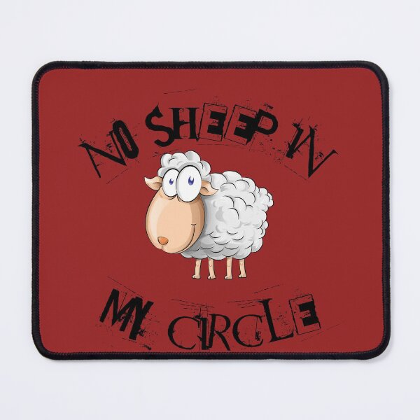 Item preview, No Sheep In My Circle designed and sold by Beluved.