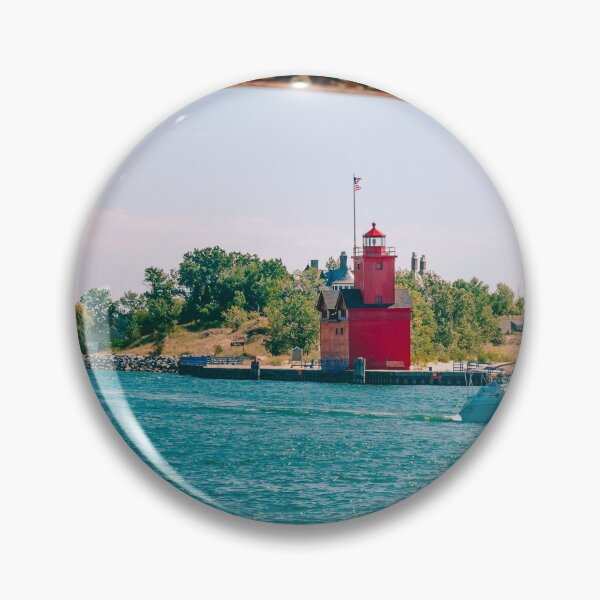 Item preview, Big Red Lighthouse from the edge of the pier in Holland Michigan designed and sold by Michael Deemer.