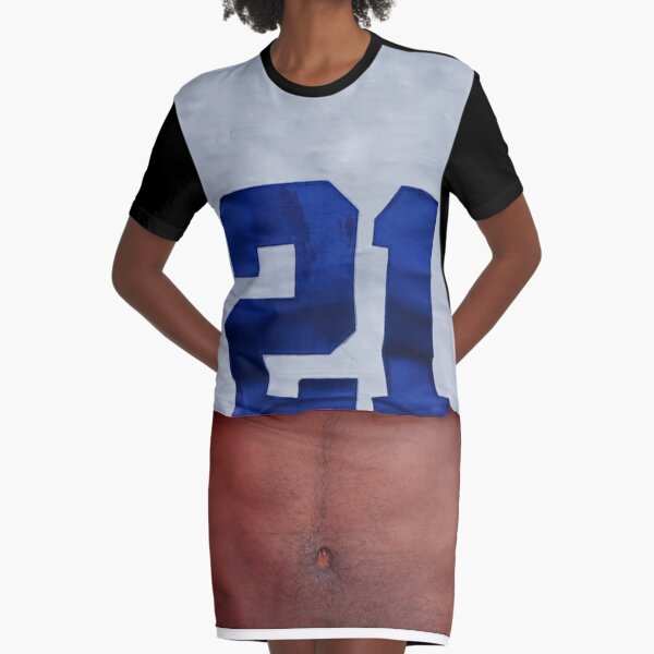 Women's Ezekiel Elliott Jersey Print Scrub Top