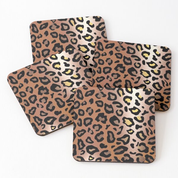 Item preview, Wild Cat and Leopard Skin with Gradient Shades Pattern designed and sold by MyColorfulDream.