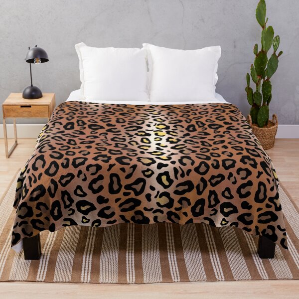 Item preview, Wild Cat and Leopard Skin with Gradient Shades Pattern designed and sold by MyColorfulDream.