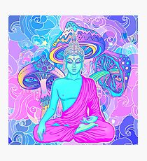 Trippy Buddha Photographic Print
