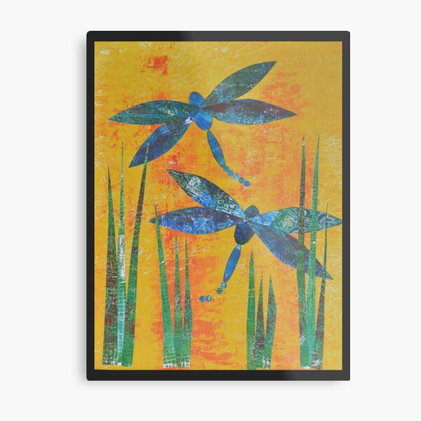 Dragonflies Metal Print