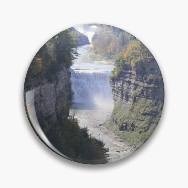 Item preview, Watkins Glen Waterfall Fall Photo designed and sold by artbyryukeiro.