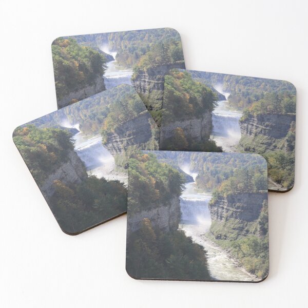 Item preview, Watkins Glen Waterfall Fall Photo designed and sold by artbyryukeiro.