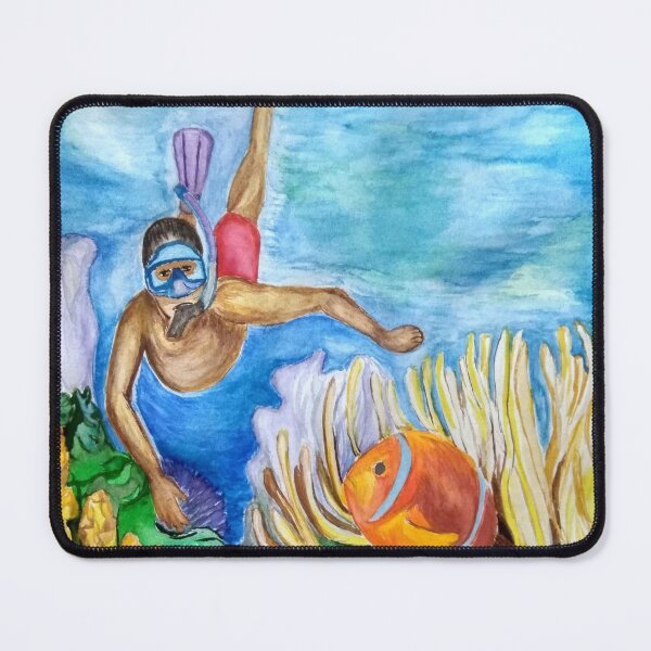 Item preview, Under the Sea (Diver) designed and sold by MariaSibireva.