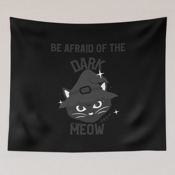Item preview, Be afraid of the dark meow designed and sold by max-art-lvl.