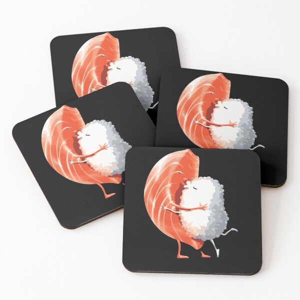 Item preview, Funny Loving as Saumon Couple - Sushi Hug  Gifts ,Gift Mom,Gift dad,Gift friend Funny Art Design Happy Apparel Essential Inspiration Joy Mood designed and sold by DesignByHeartUK.