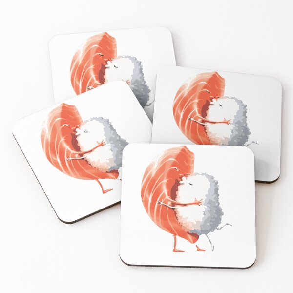 Item preview, Funny Loving as Saumon Couple - Sushi Hug  Gifts ,Gift Mom,Gift dad,Gift friend Funny Art Design Happy Apparel Essential Inspiration Joy Mood designed and sold by DesignByHeartUK.